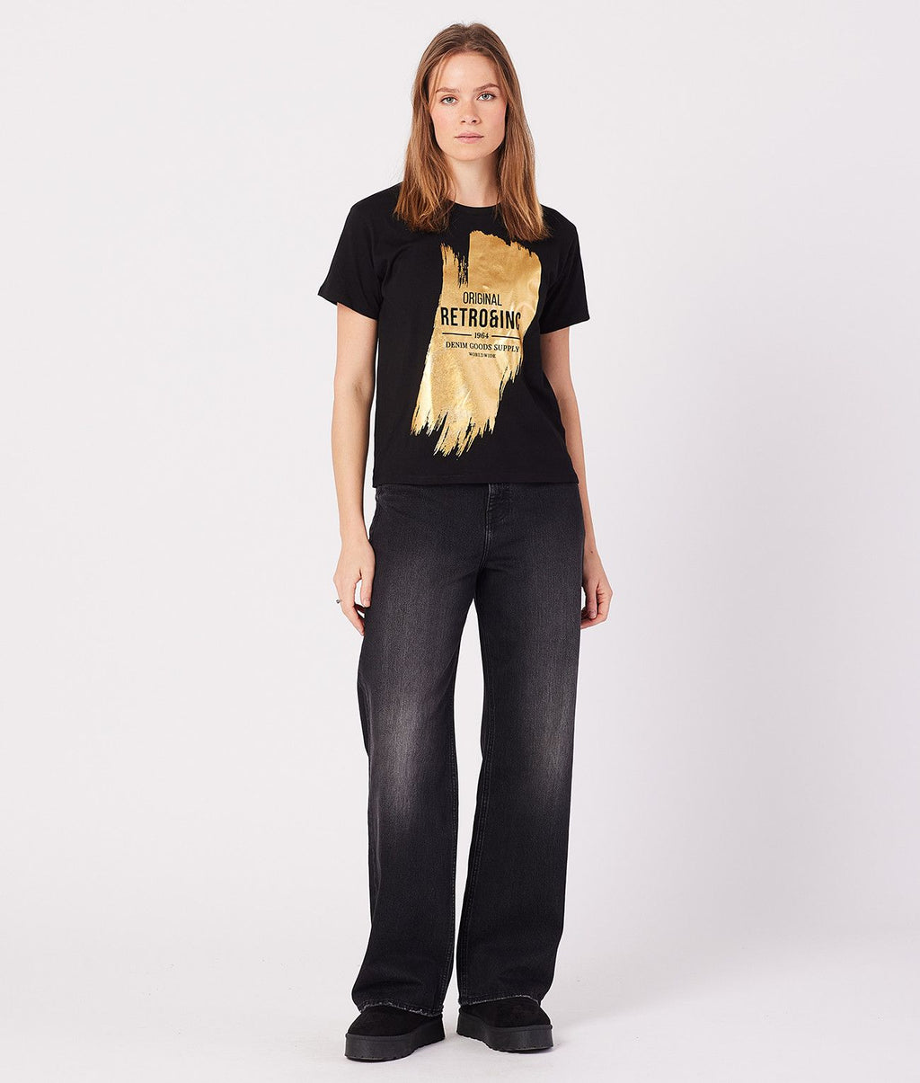 MARTHA T-SHIRT, BLACK