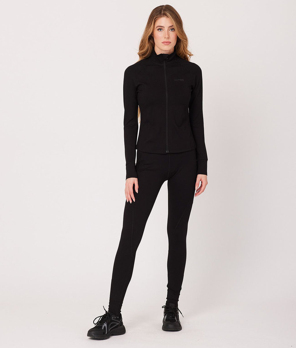 SWAN NŐI LEGGINGS, FEKETE