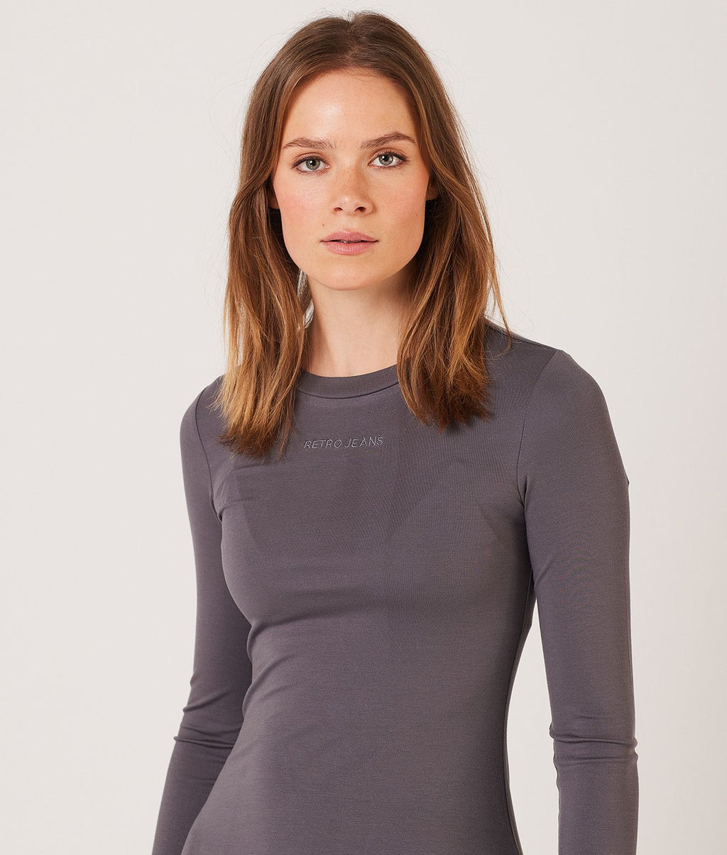 FRANCHESKA MINI DRESS, GREY