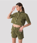 SANTA ANA SHIRT BLOUSE, KHAKI