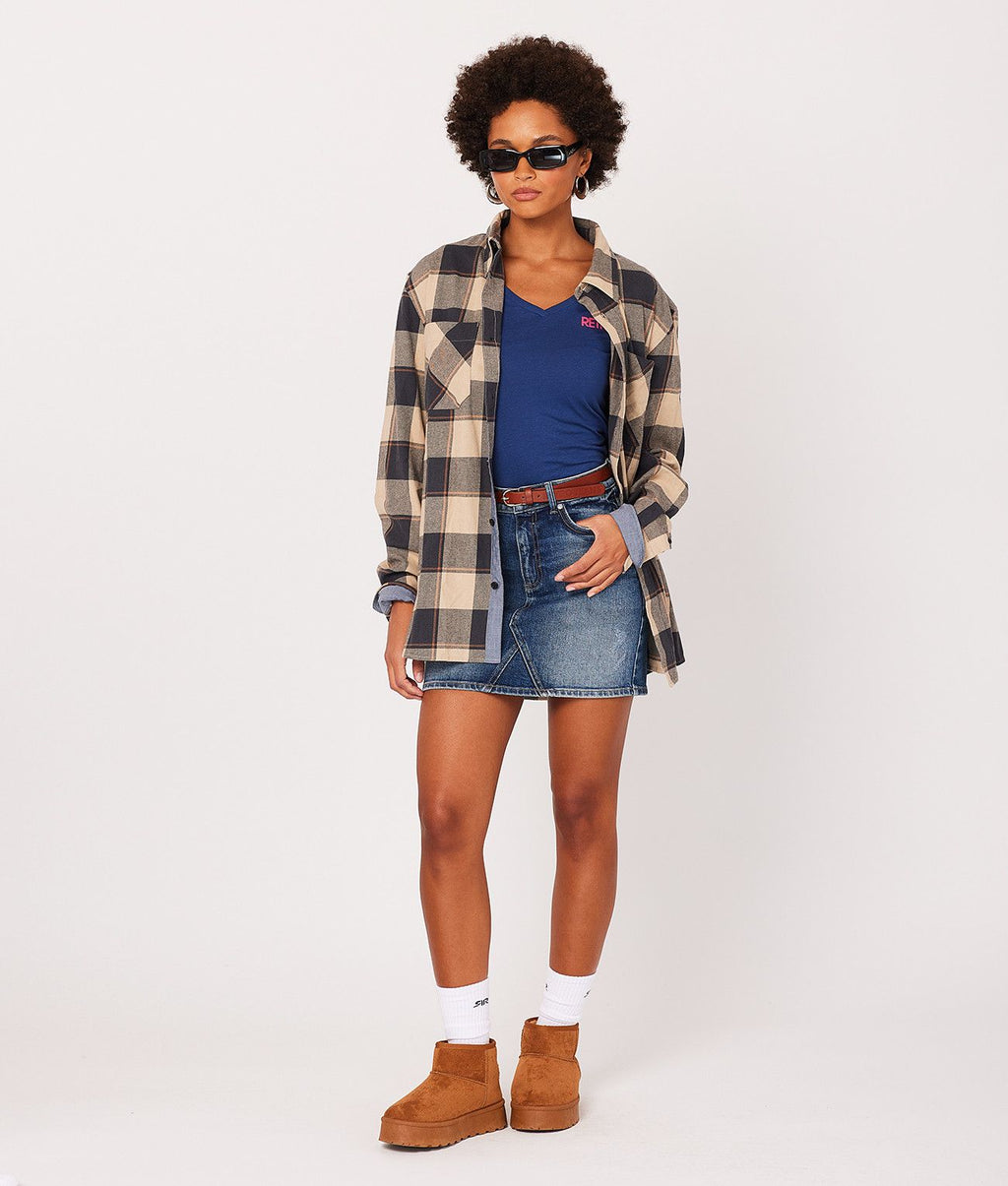 ANITA T-SHIRT, DARK BLUE
