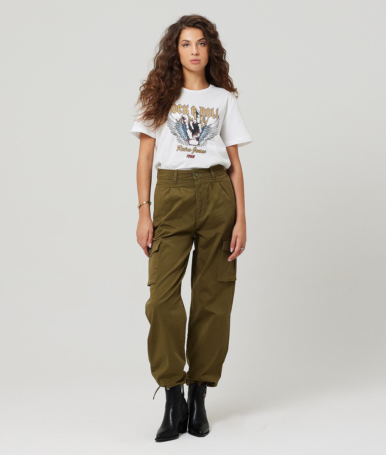 LAUREL CARGO NŐI NADRÁG, KHAKI