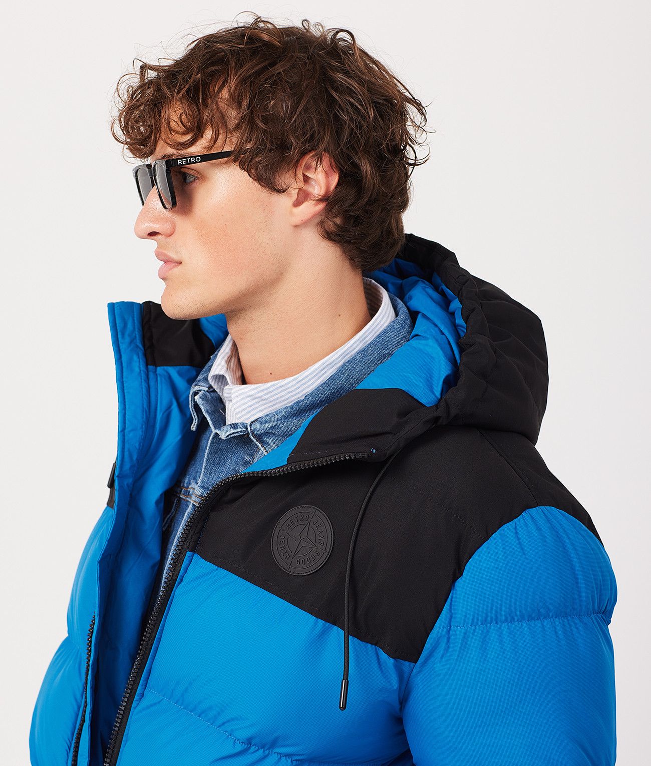 DENNIS B JACKET, BLUE