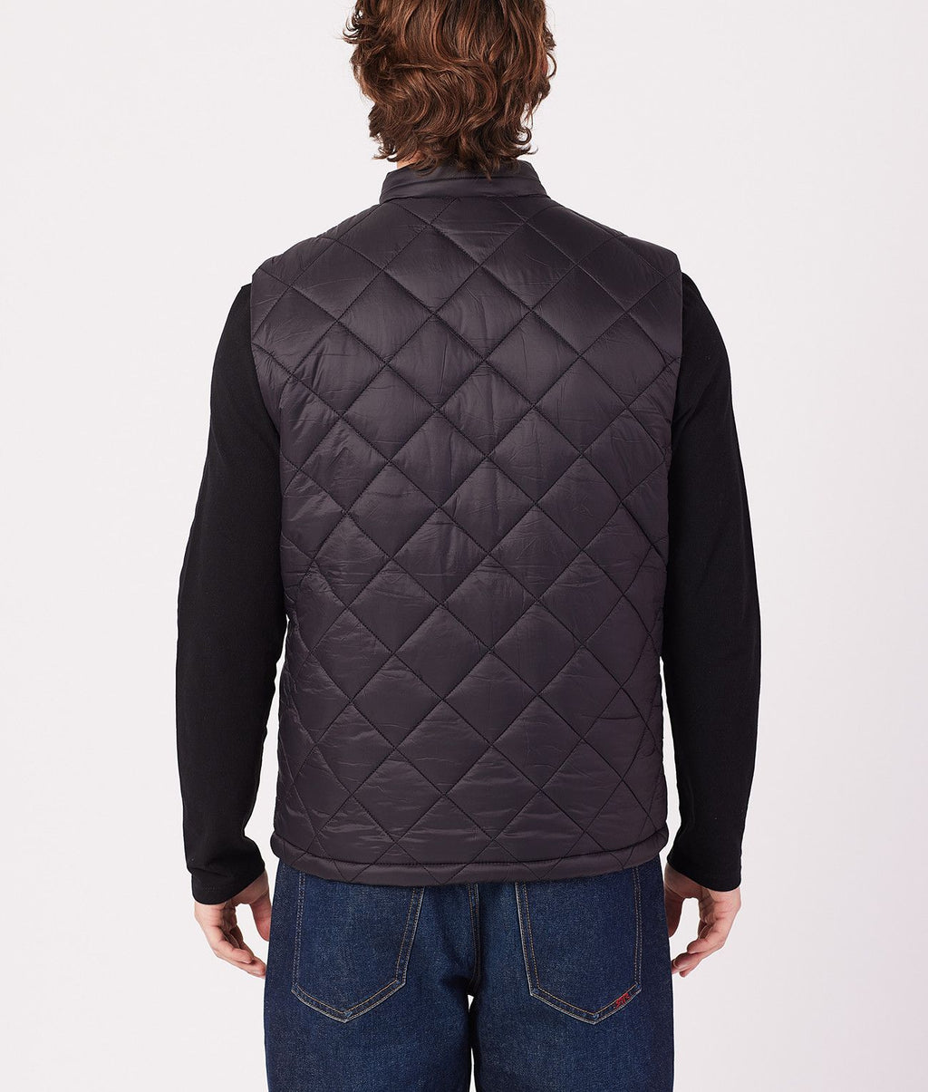 AARON VEST, BLACK