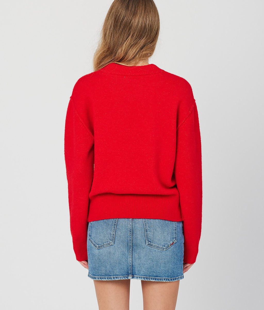 HAILEY SWEATER, RED