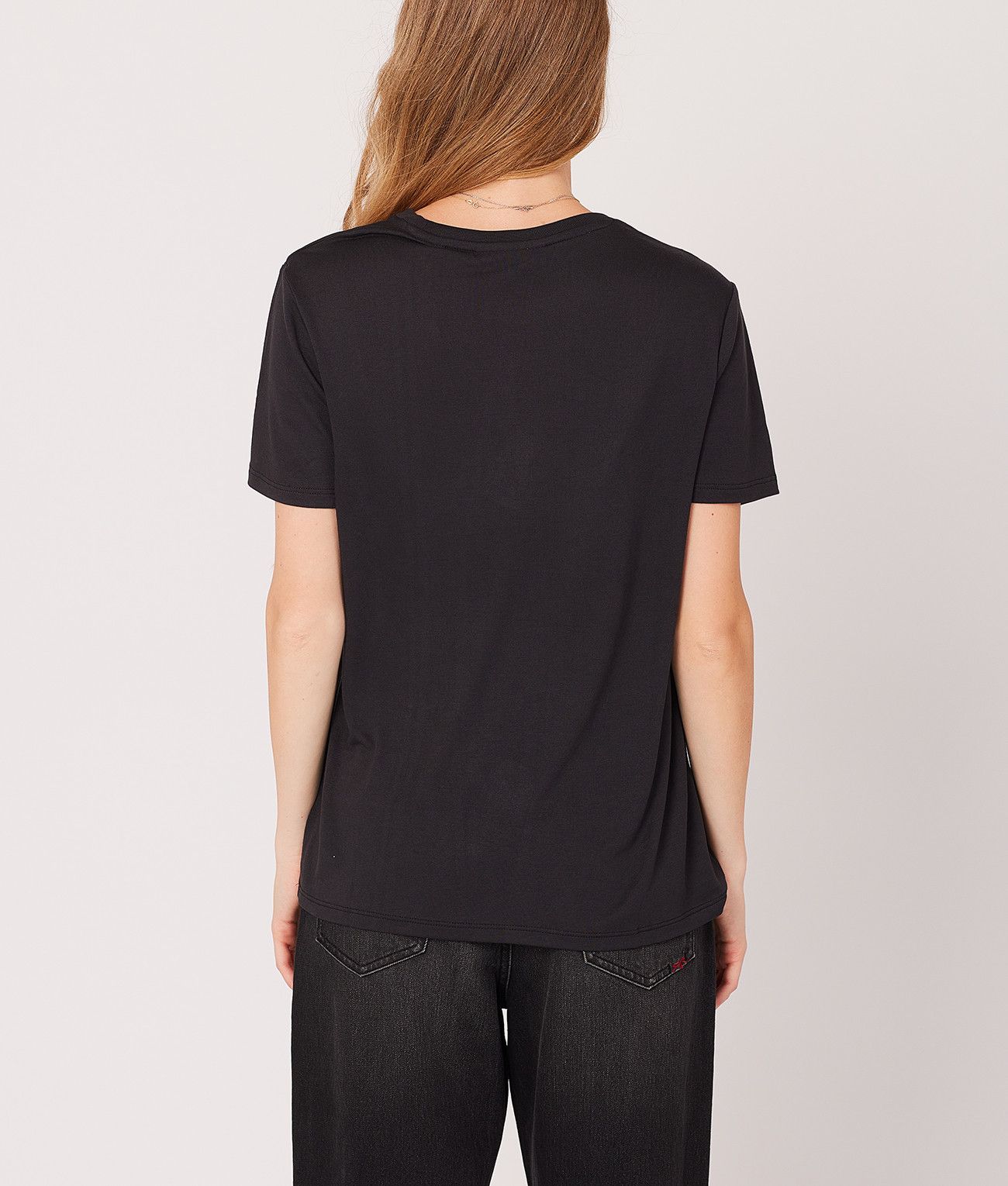 NAVA FASHION TOP, BLACK