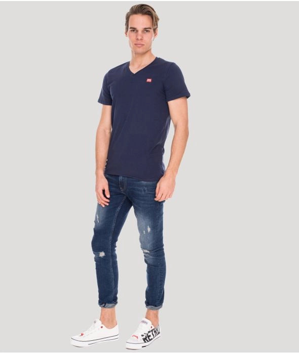EDDIE T-SHIRT, DARK BLUE