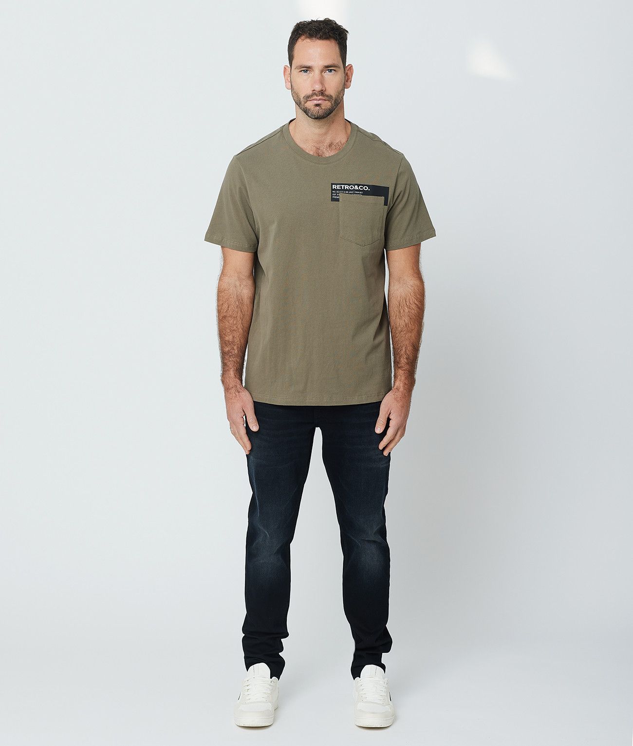 ACEY FÉRFI PÓLÓ, KHAKI