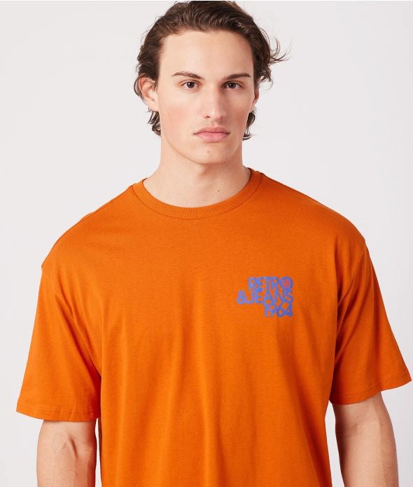 LUCAS T-SHIRT, ORANGE