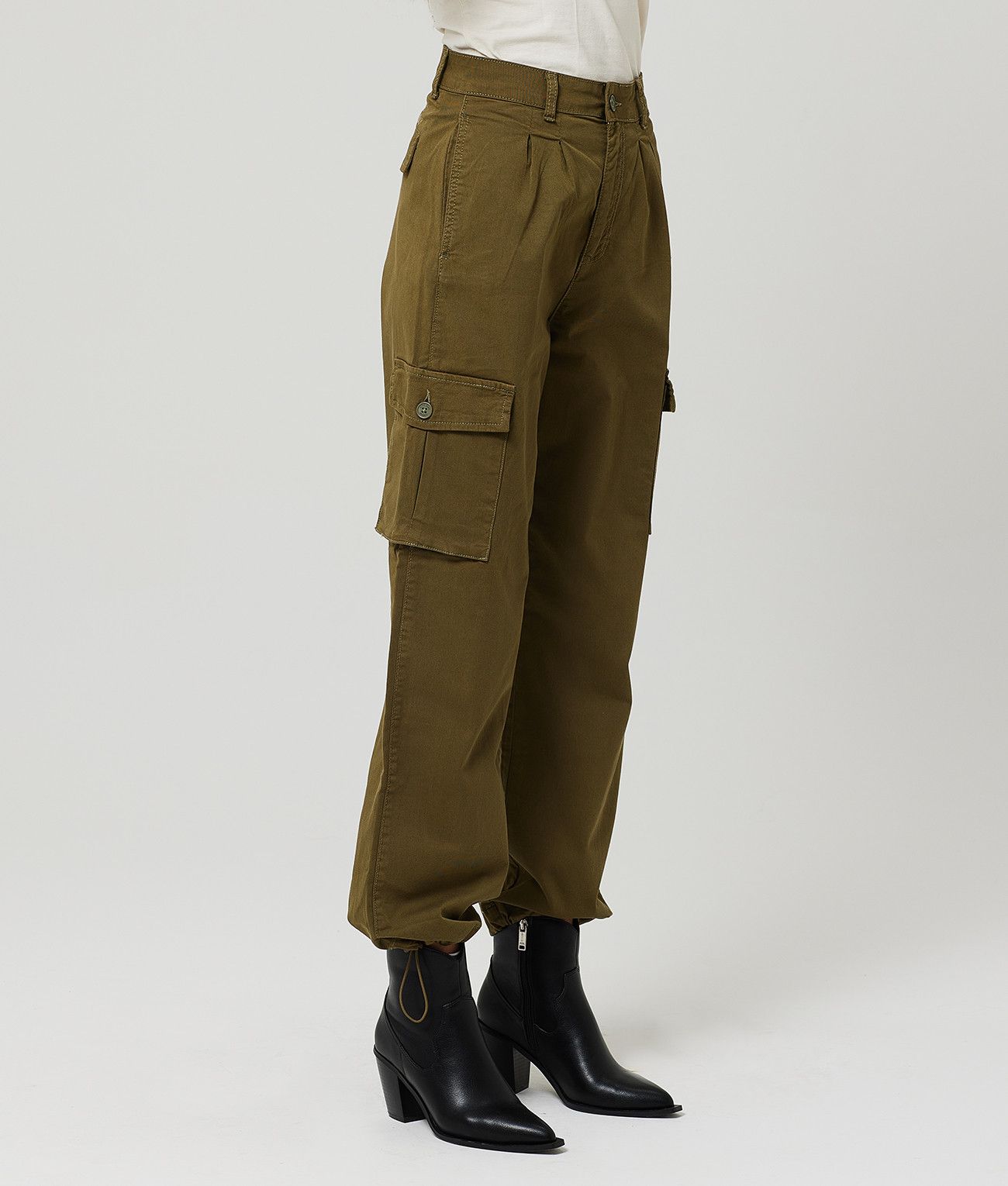 LAUREL CARGO NŐI NADRÁG, KHAKI