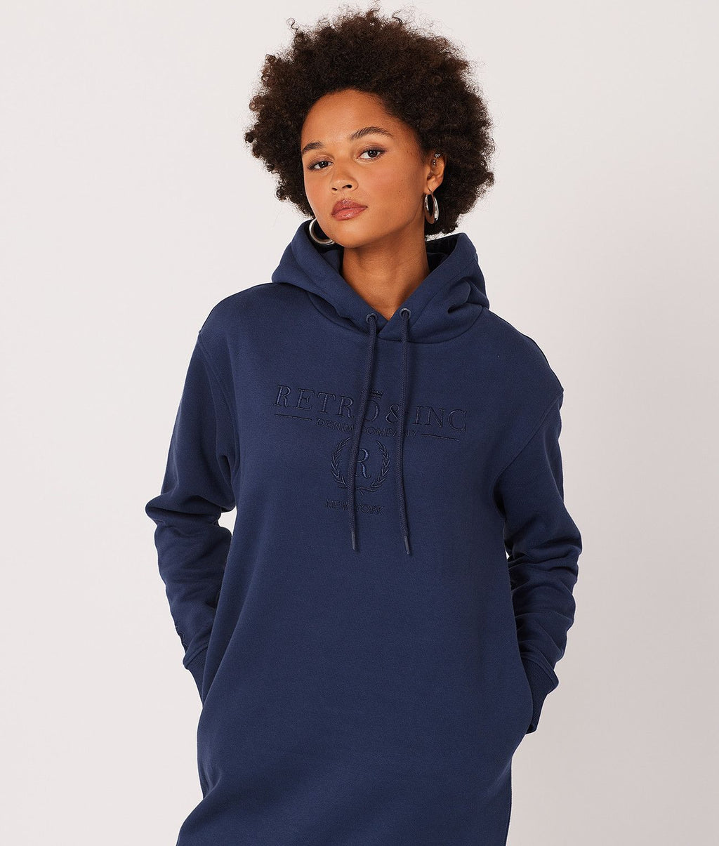 CARIE JOGGING DRESS, DARK BLUE