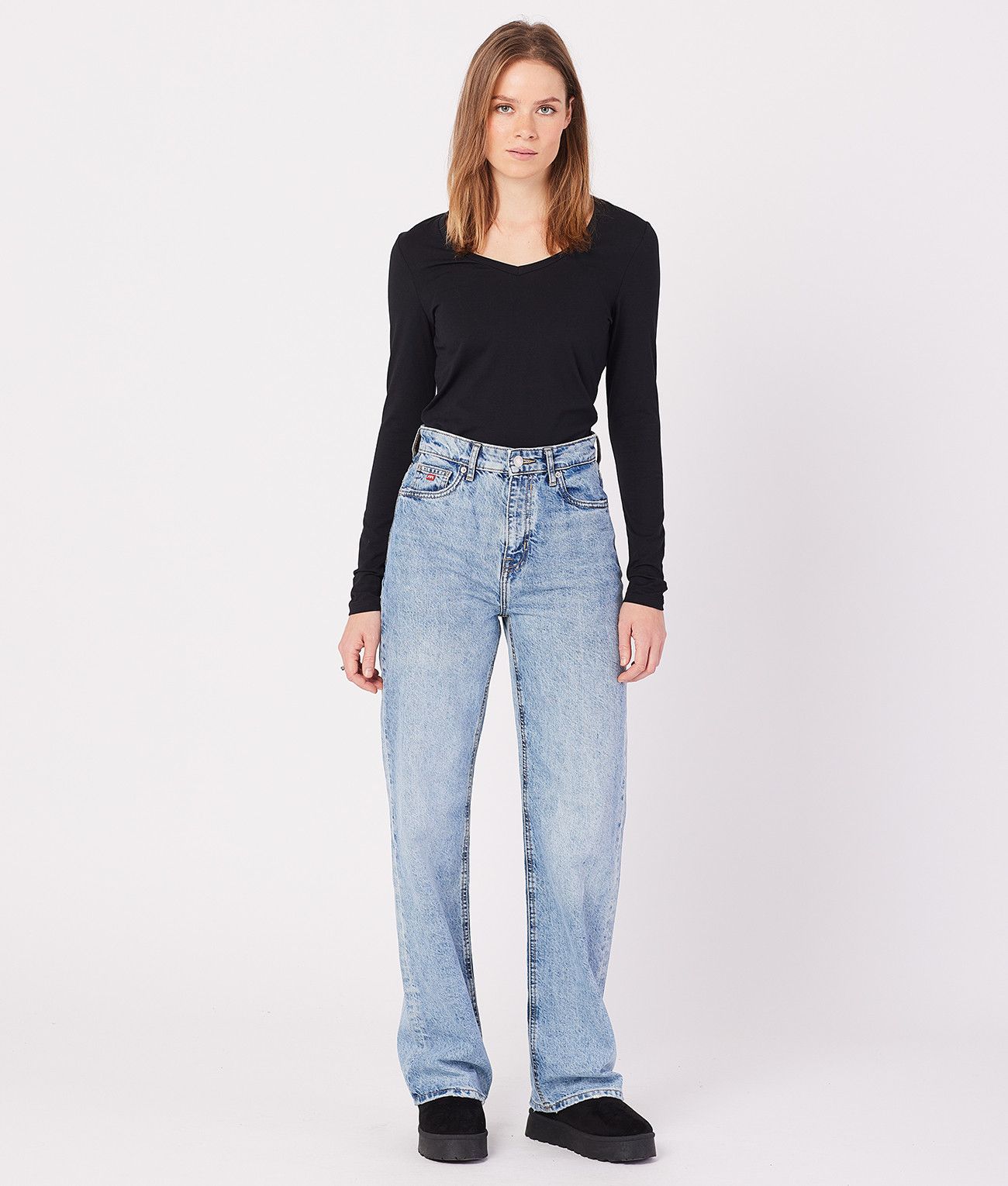 HAILEY L.S.TOP, BLACK