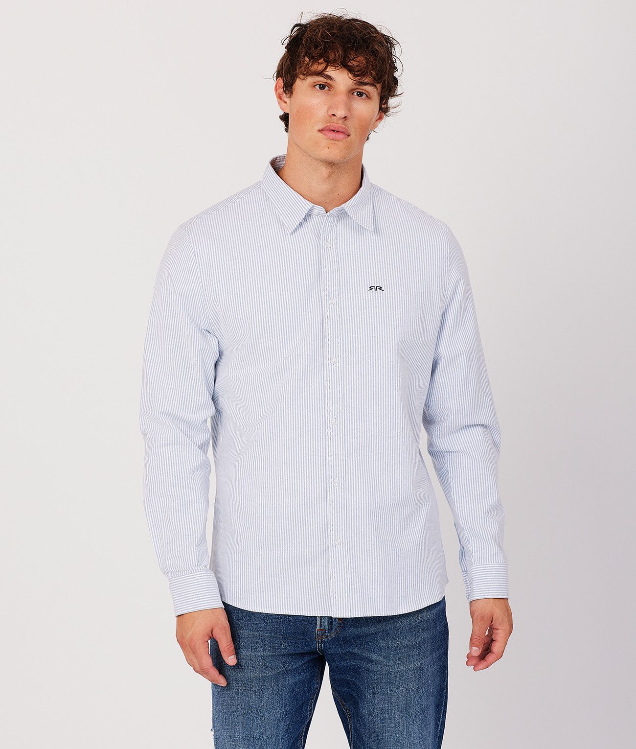 STEVE SHIRT, BLUE STRIPED
