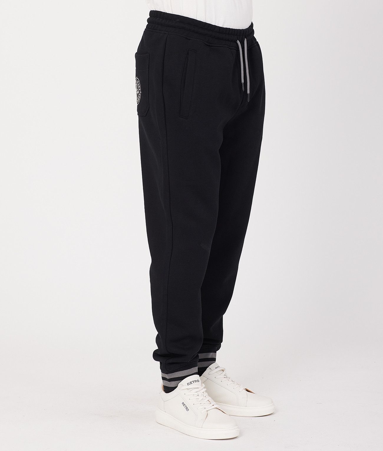 DENNIS JOGGING BOTTOM, BLACK