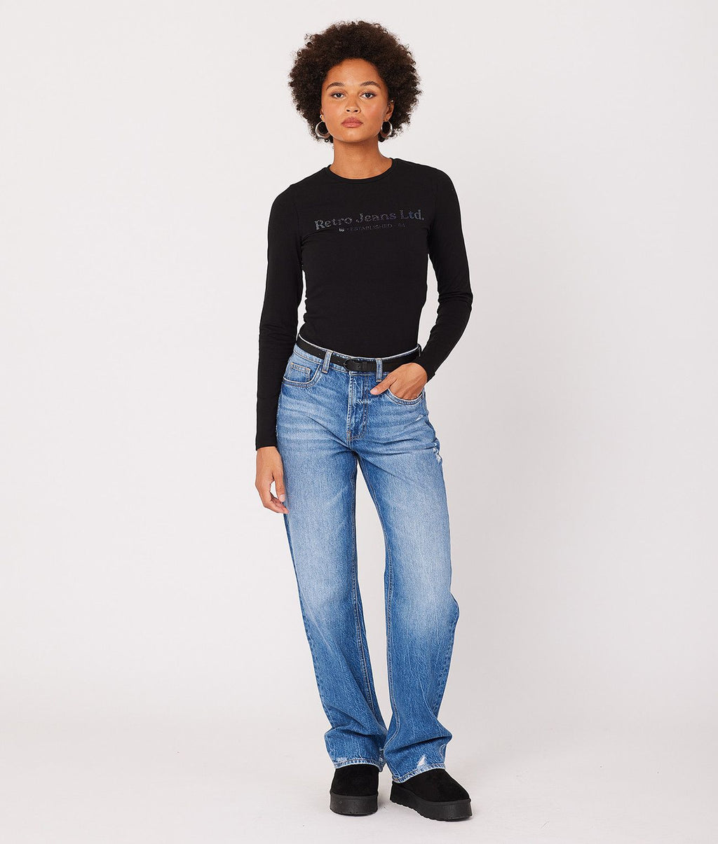 BELLATRIX L.S.TOP, BLACK