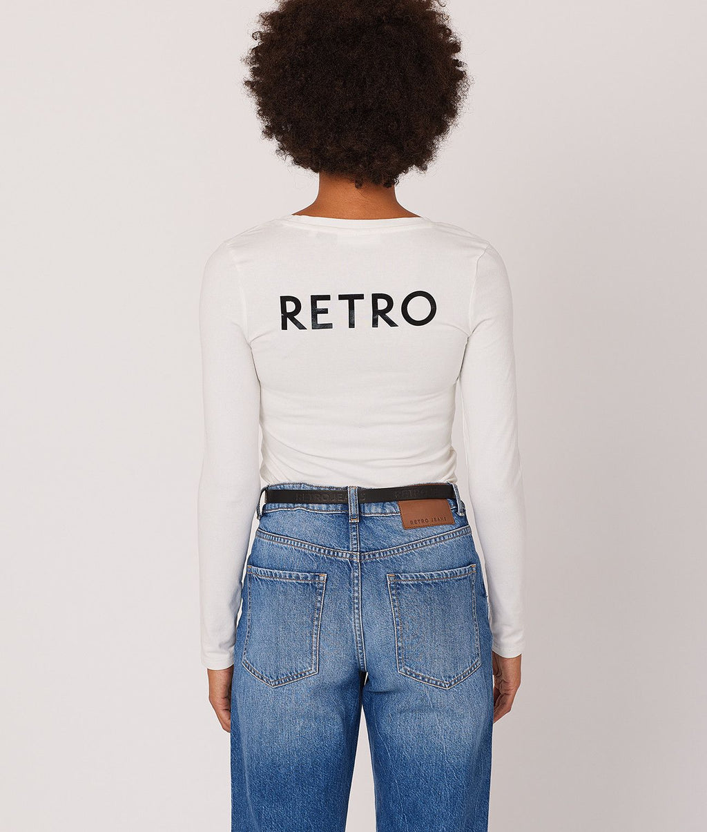 HAILEY L.S.TOP, OFFWHITE