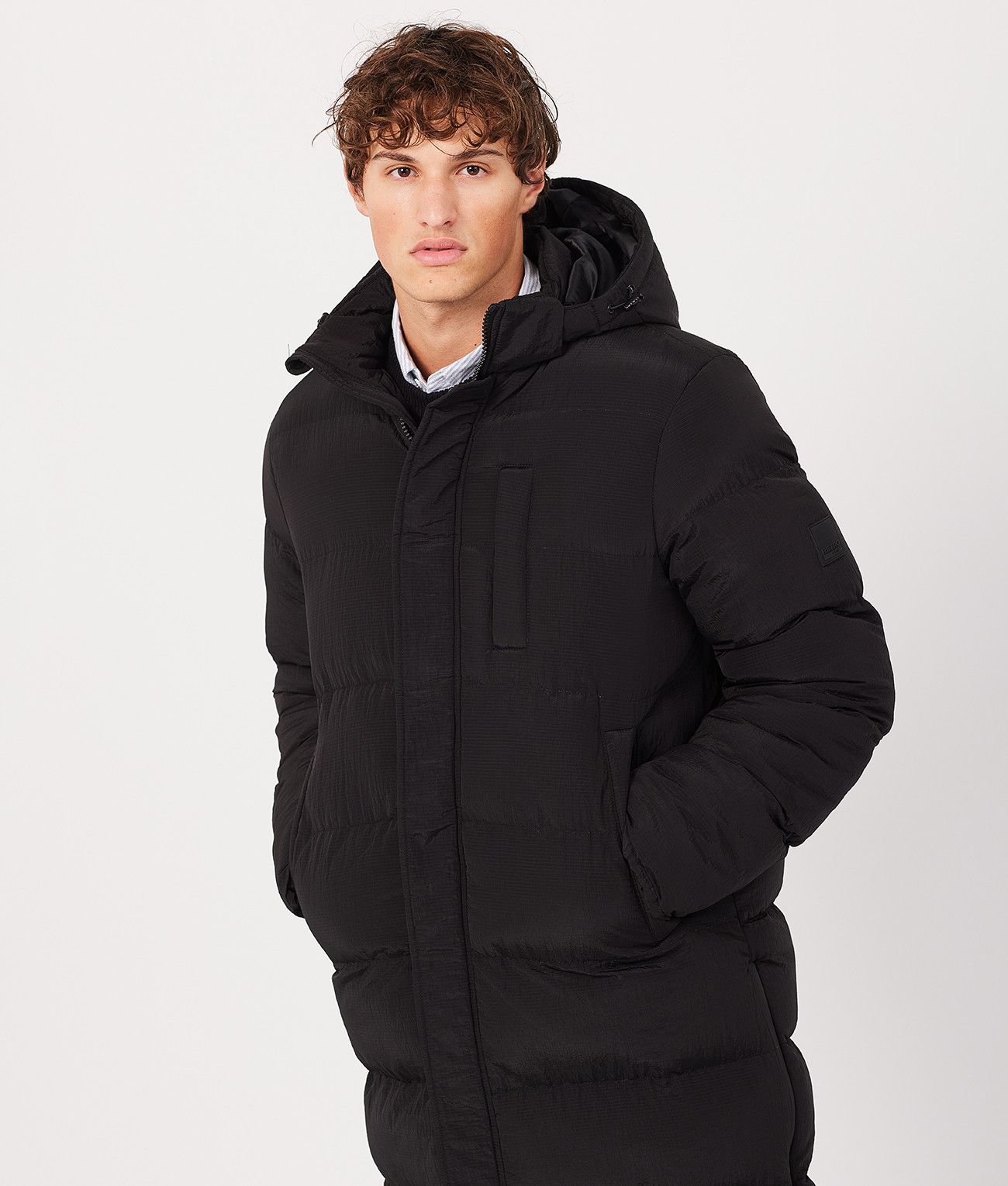 BOBA LONG JACKET, BLACK