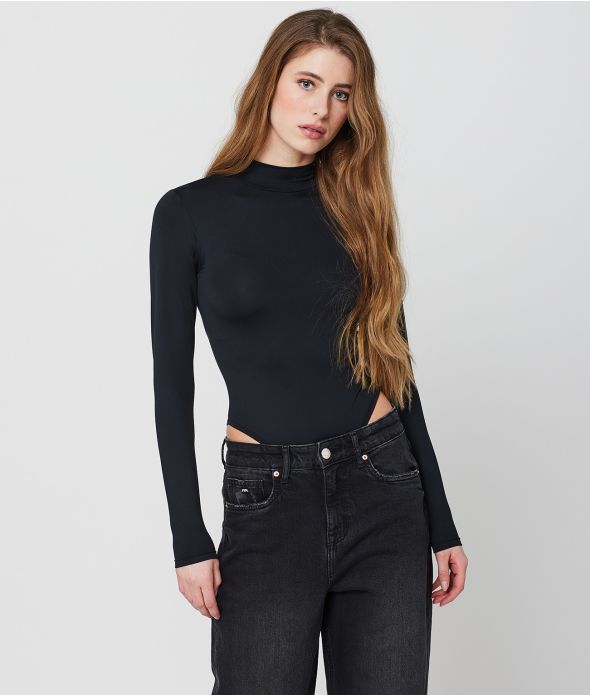 SWAN NŐI HOSSZÚ UJJÚ BODY, FEKETE