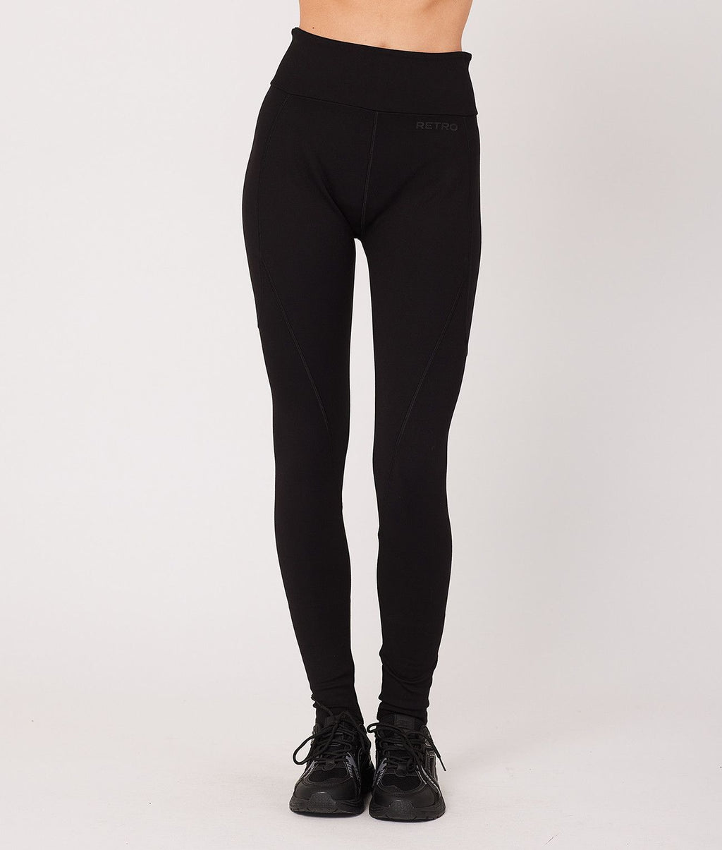 SWAN NŐI LEGGINGS, FEKETE