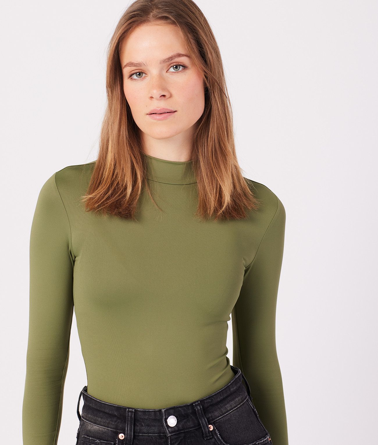 SWAN NŐI HOSSZÚ UJJÚ BODY, KHAKI