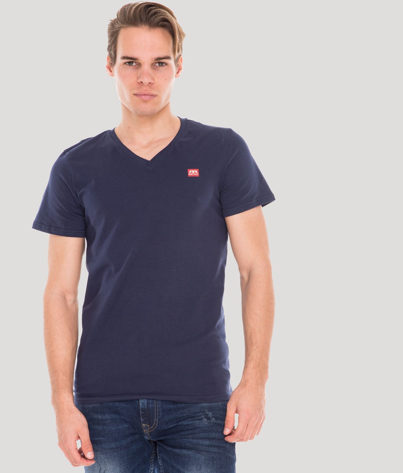 EDDIE T-SHIRT, DARK BLUE