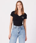 PETRA T-SHIRT, BLACK