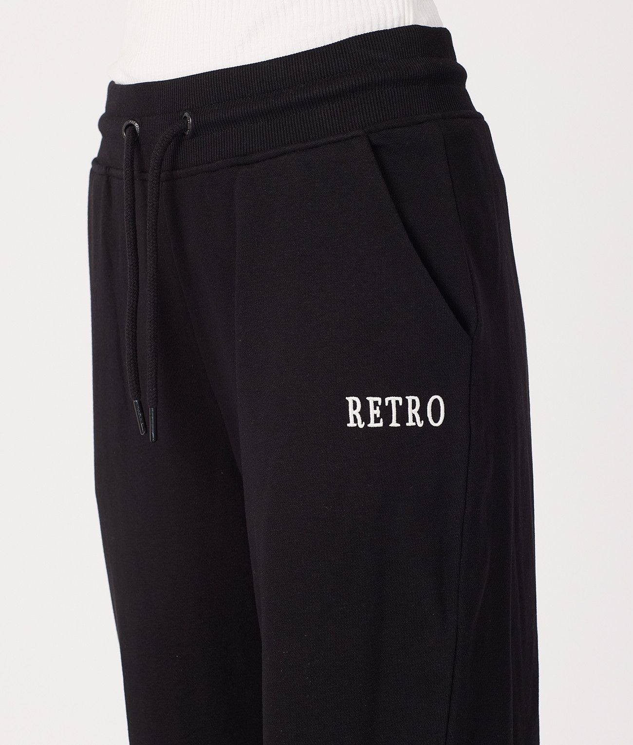 MILAGROS JOGGING BOTTOM, BLACK
