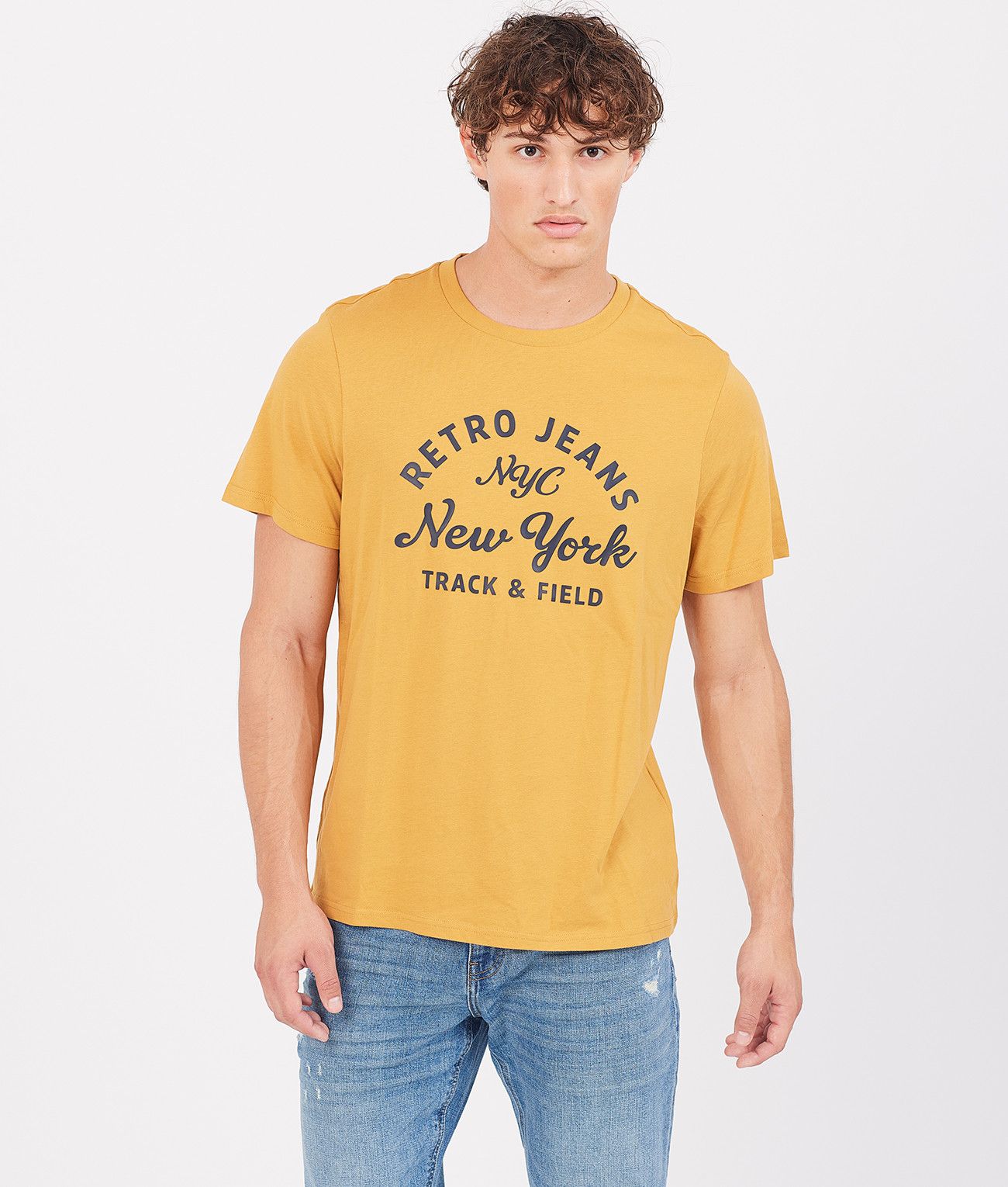 MARTIN T-SHIRT, MUSTARD