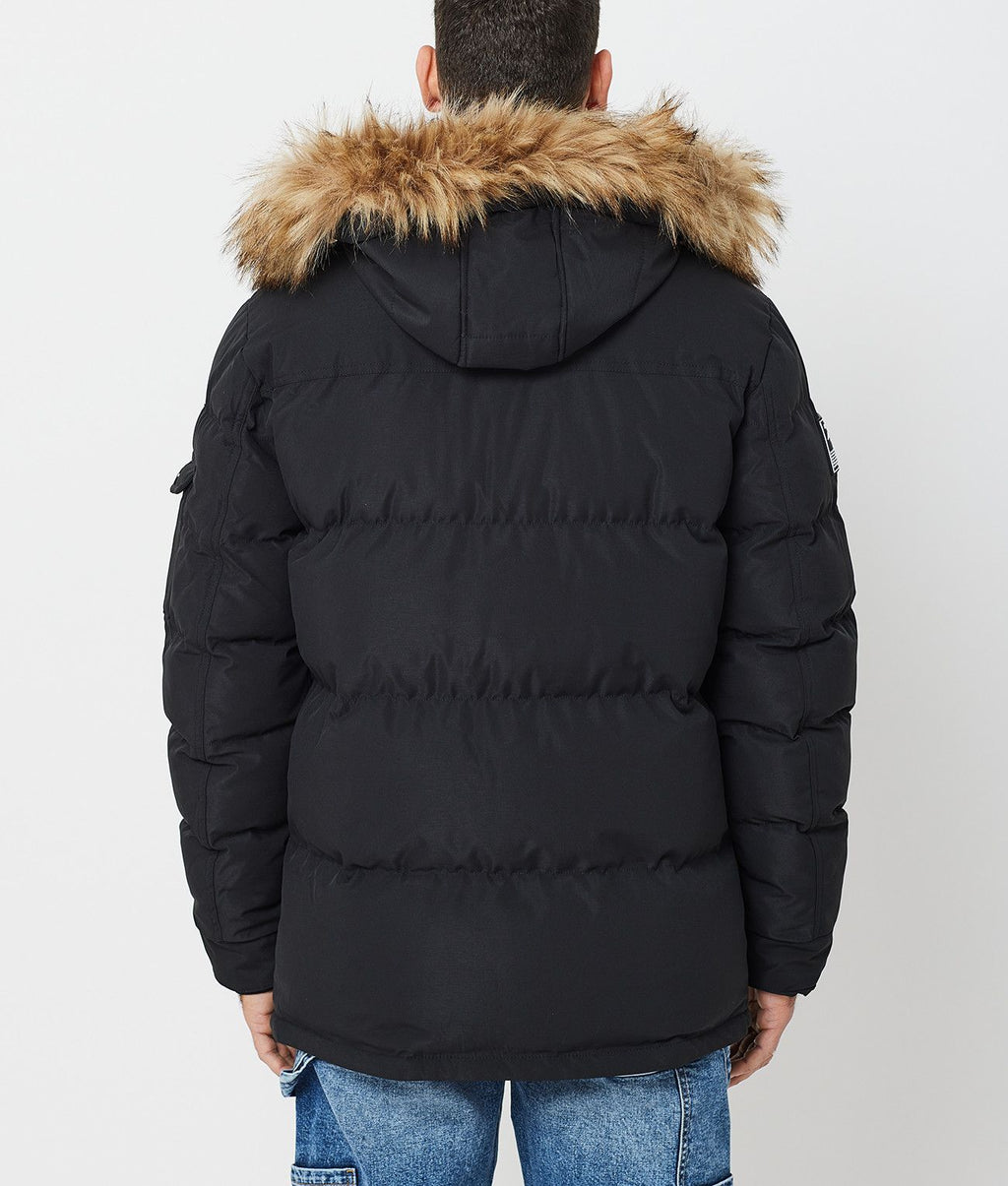 HIMALAYA LONG FÉRFI KABÁT, FEKETE