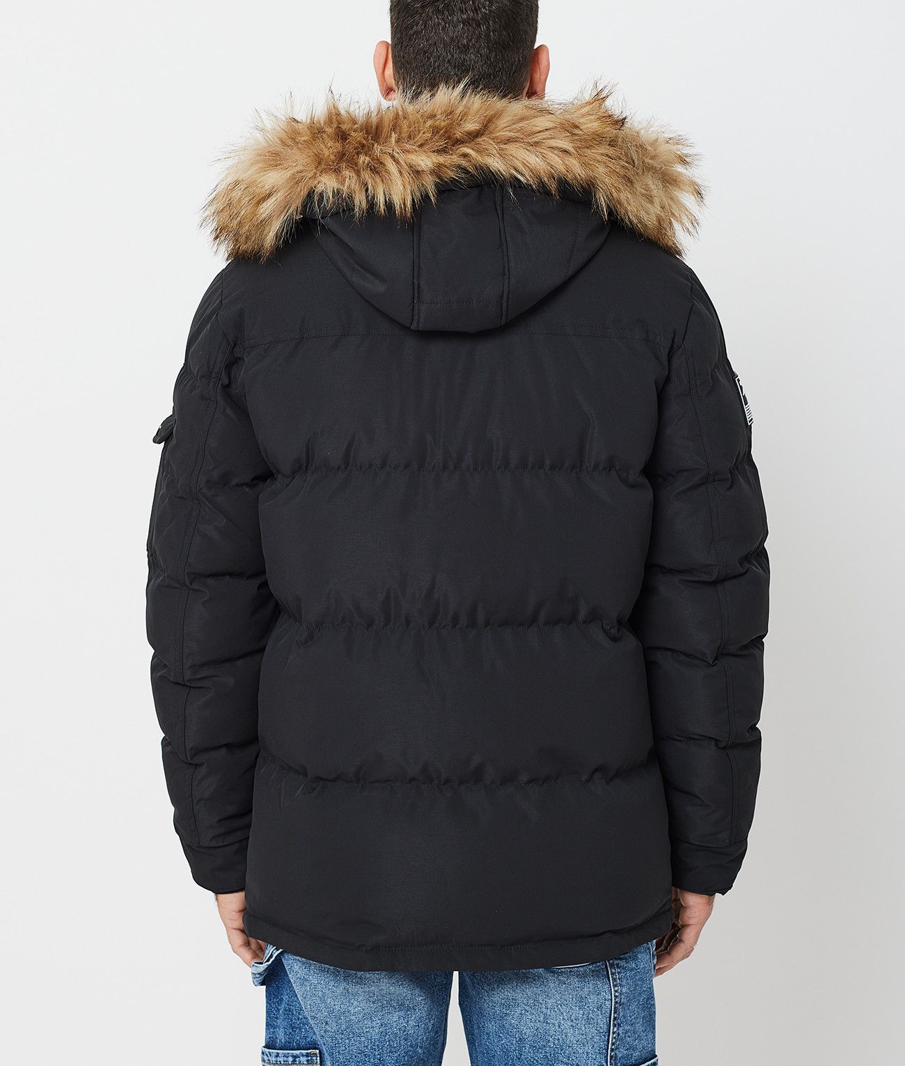 HIMALAYA LONG FÉRFI KABÁT, FEKETE