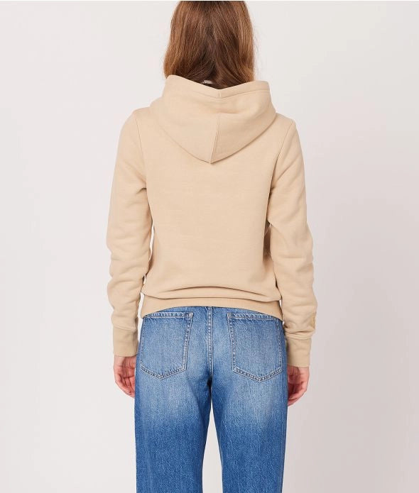 CARIE HOODIE JOGGING TOP, BEIGE
