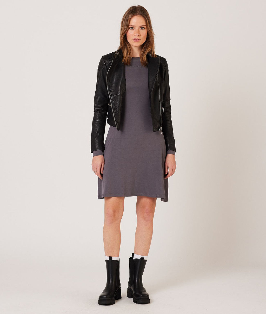FRANCHESKA MINI DRESS, GREY