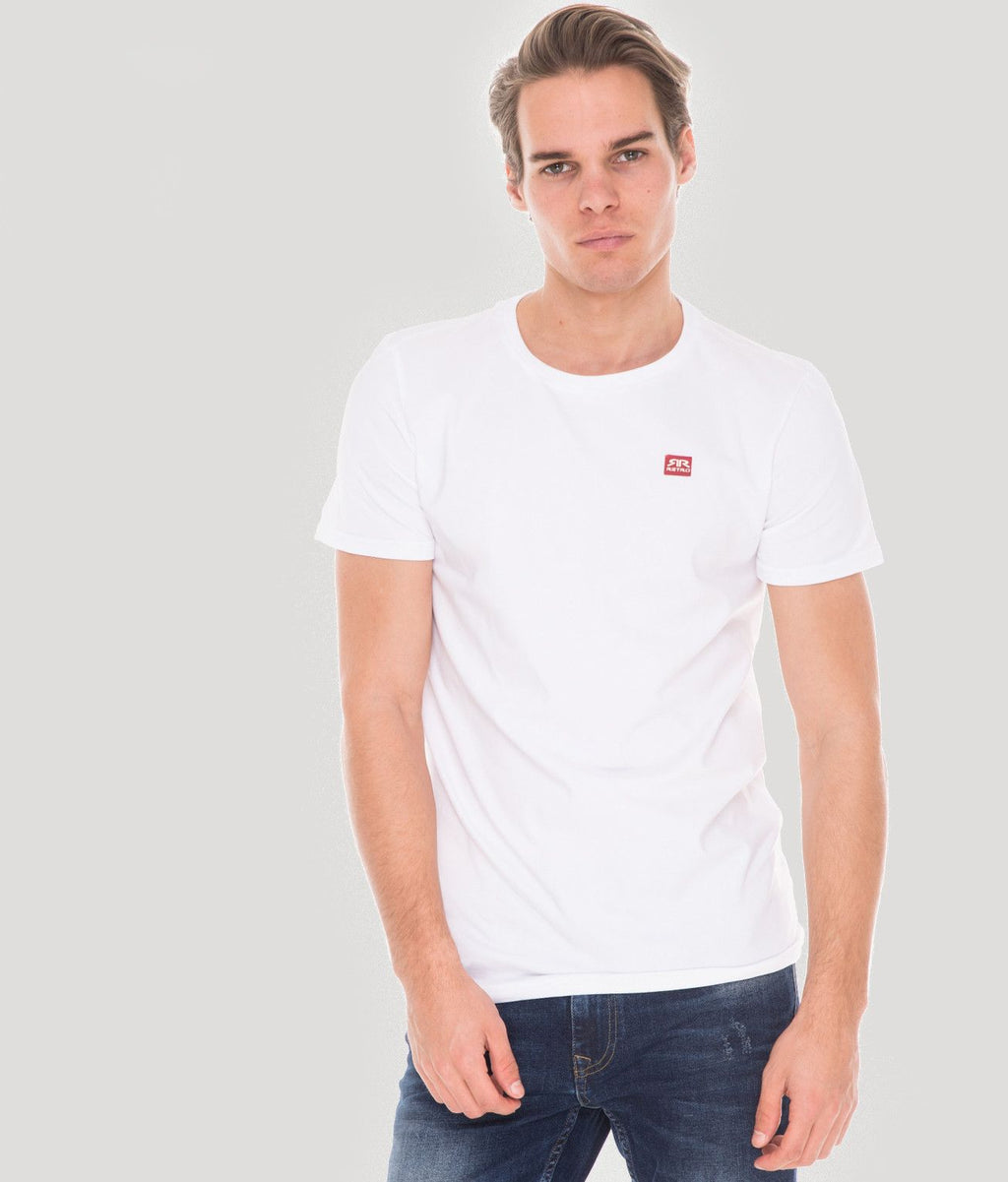 EDDIE ROUND T-SHIRT, WHITE