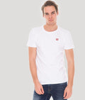 EDDIE ROUND T-SHIRT, WHITE