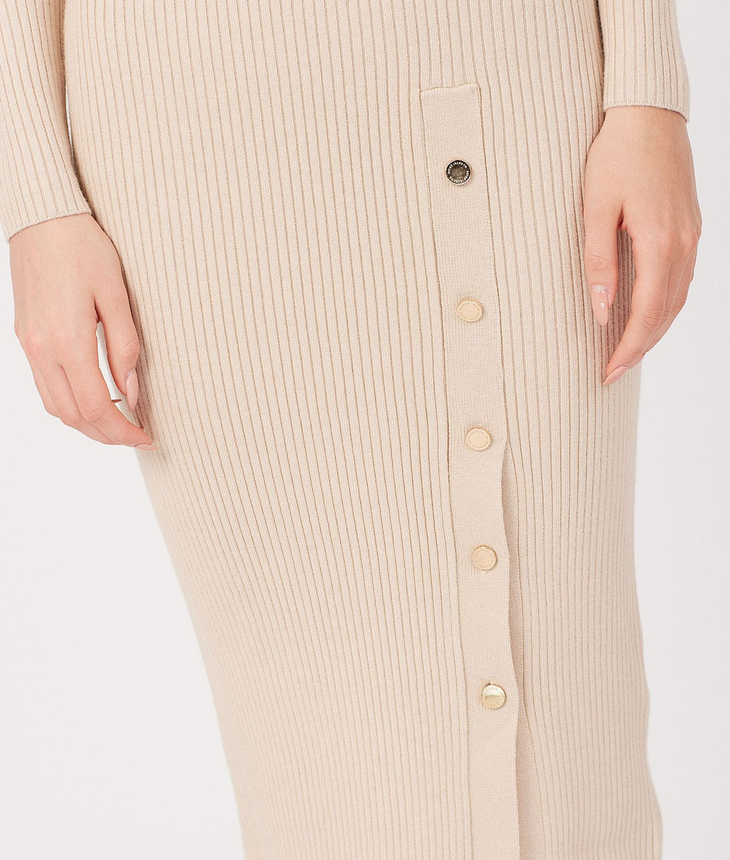 KISSA DRESS, BEIGE
