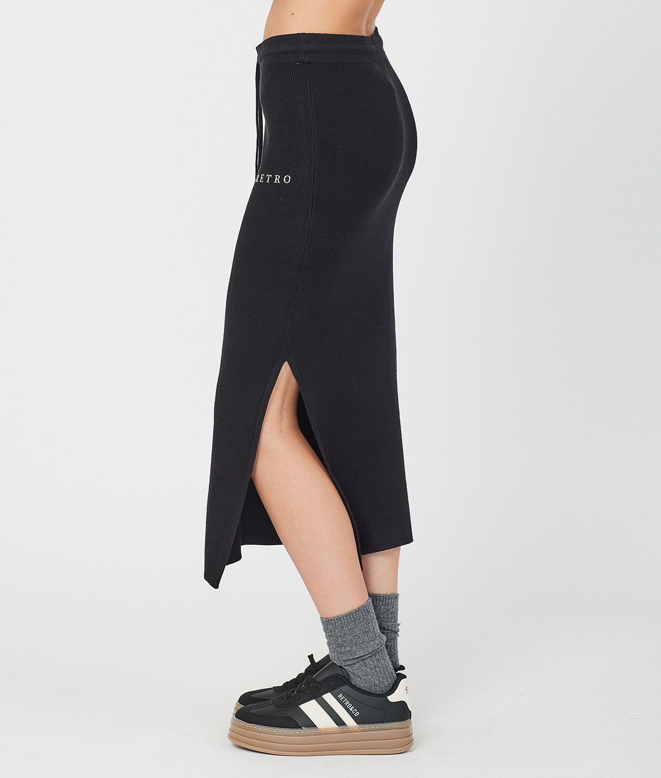 DIANA SKIRT, BLACK