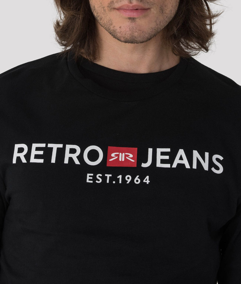 ENOS 21 LONG SLEEVE FÉRFI HOSSZÚUJJÚ PÓLÓ, FEKETE
