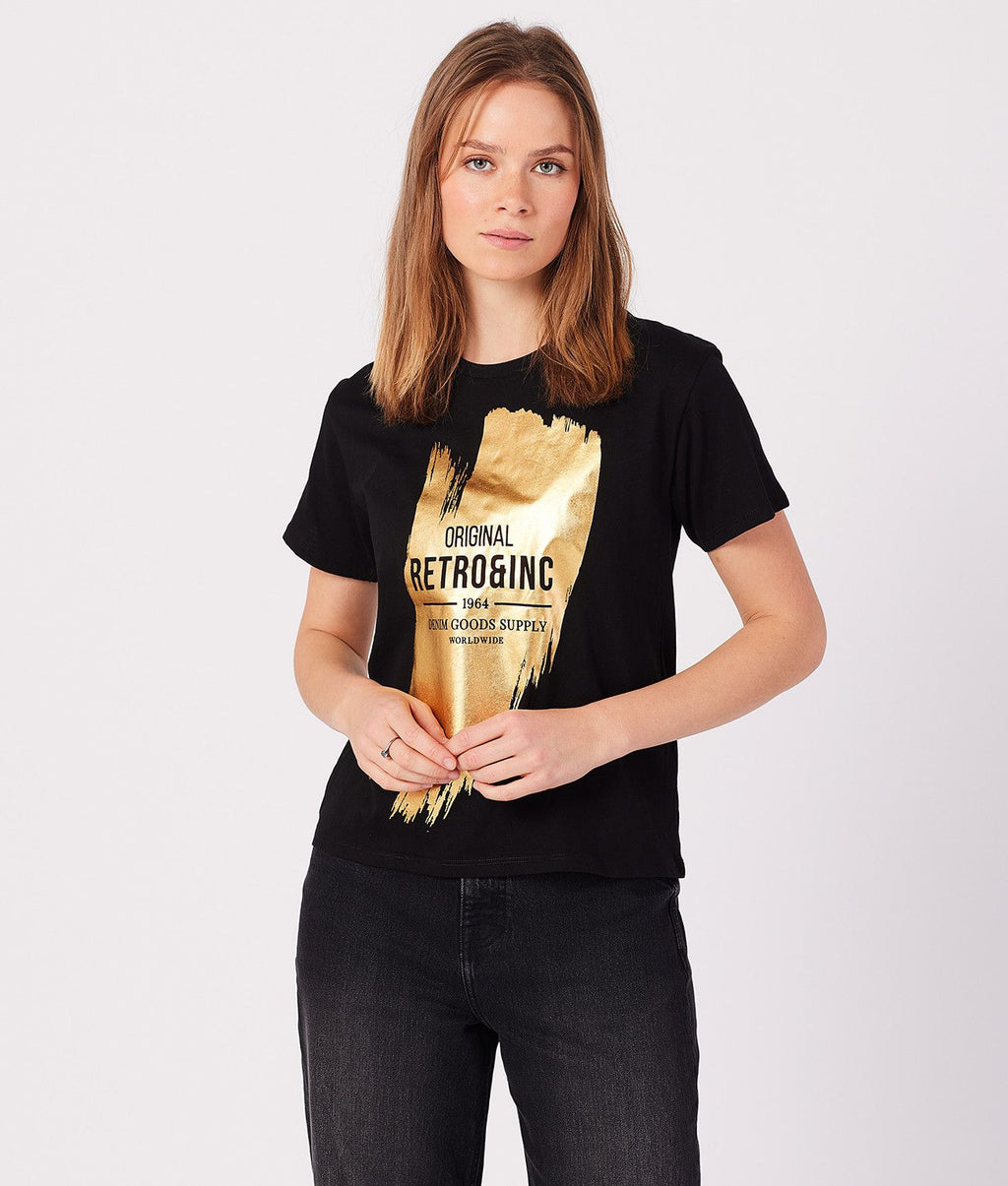 MARTHA T-SHIRT, BLACK