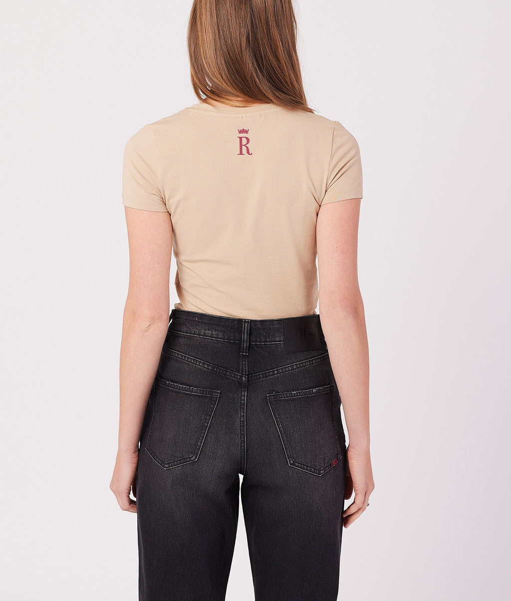 CARIE T-SHIRT, BEIGE