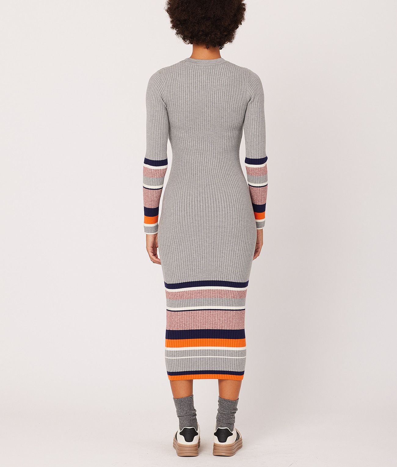 BRI DRESS, GREY