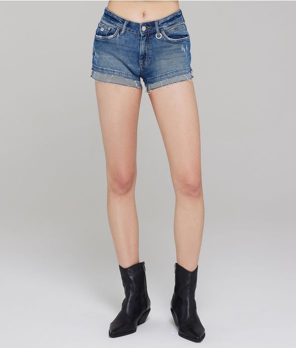 SENDRA DENIM NŐI FARMER RÖVIDNADRÁG, W0577