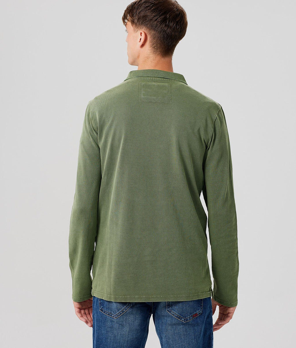 TUPELO HOSSZÚUJJÚ PÓLÓ, KHAKI
