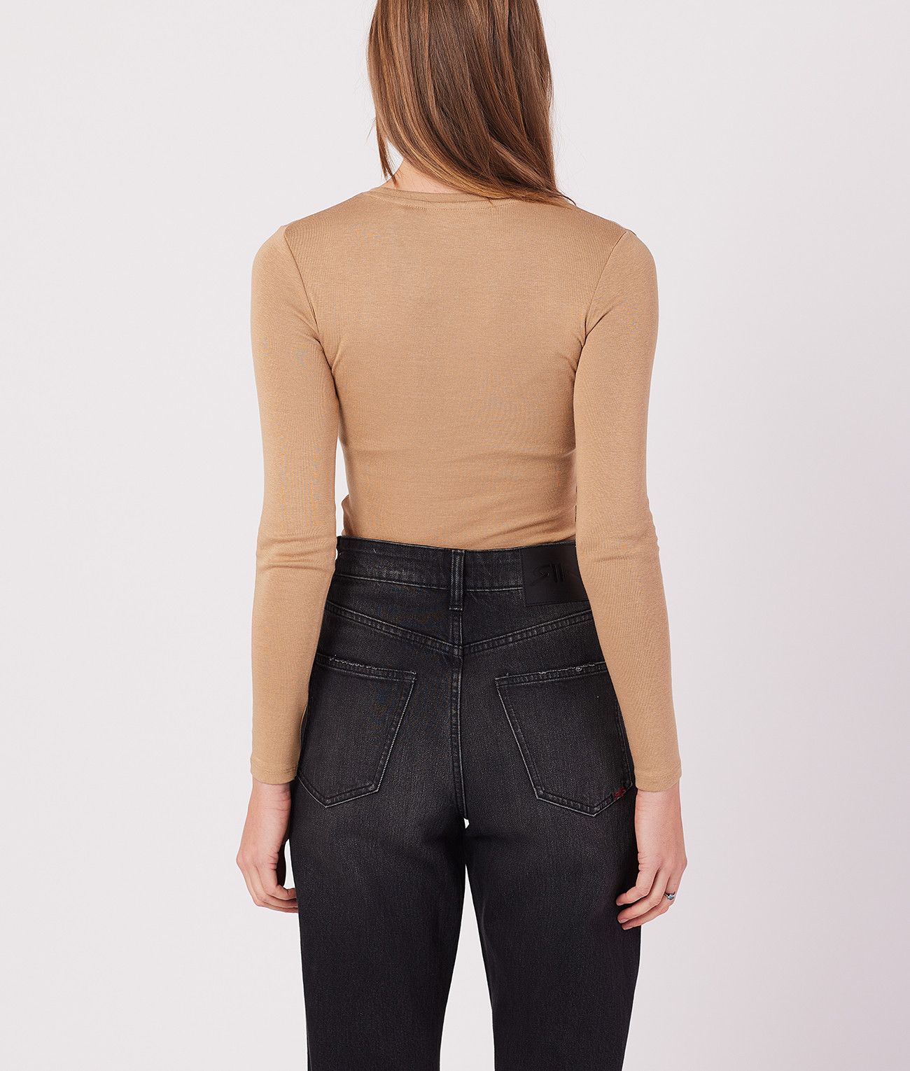 KYRA L.S.TOP, BEIGE