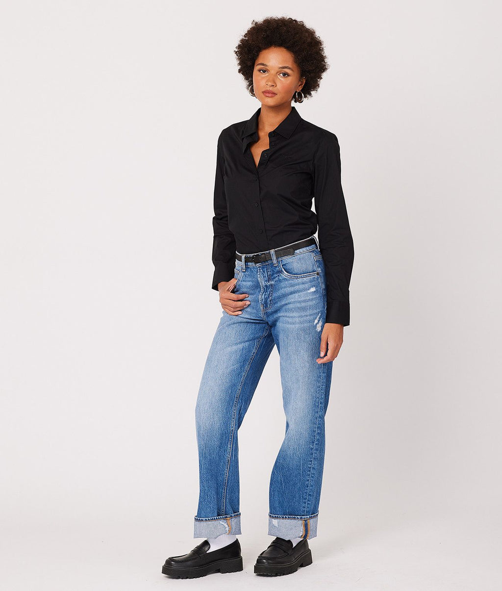 ROSALIE BLOUSE, BLACK
