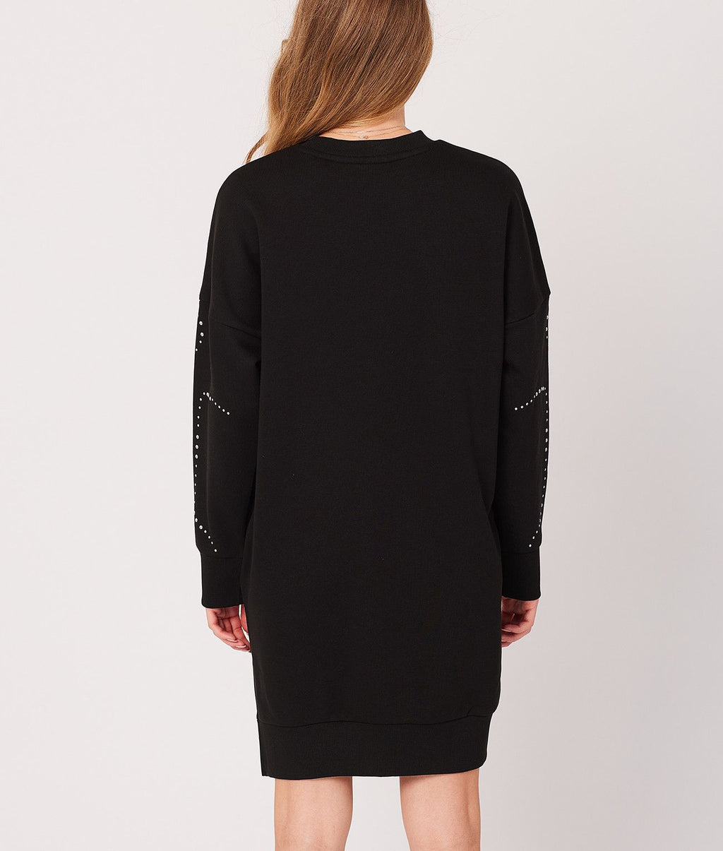 NAVA JOGGING DRESS, BLACK