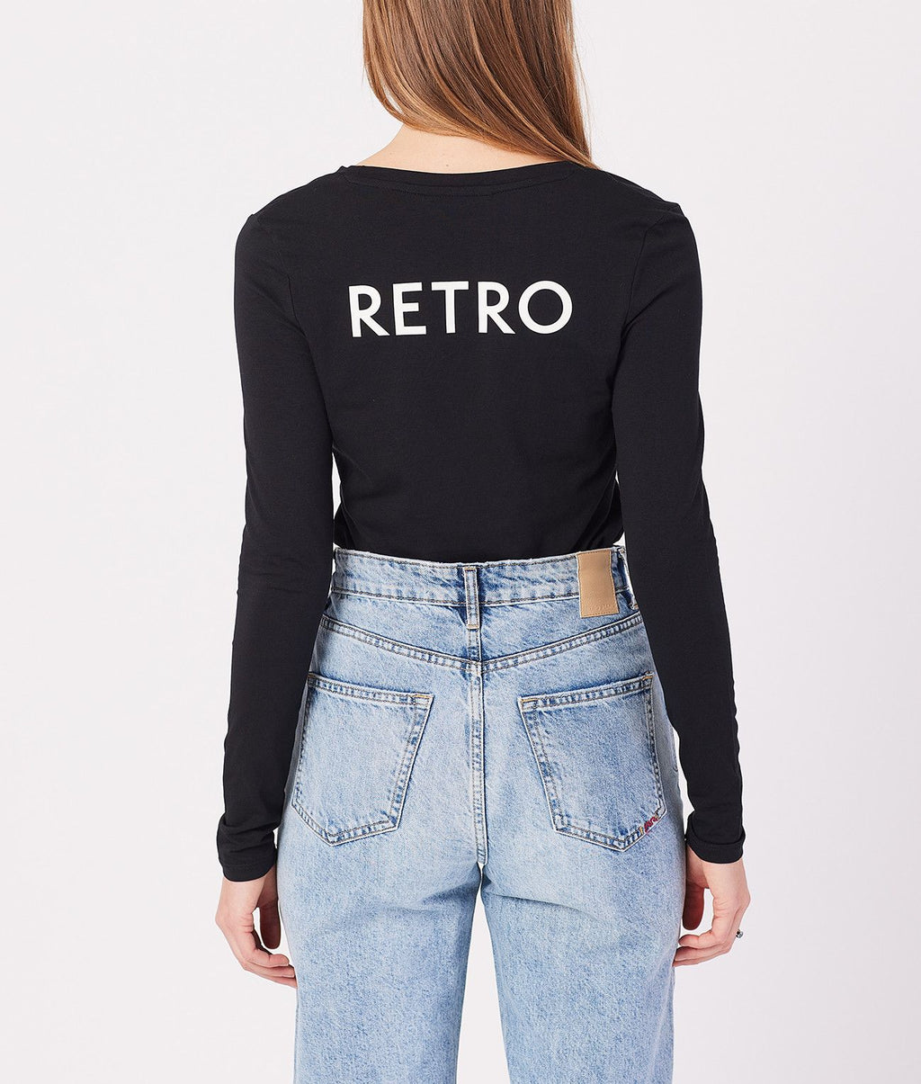 HAILEY L.S.TOP, BLACK