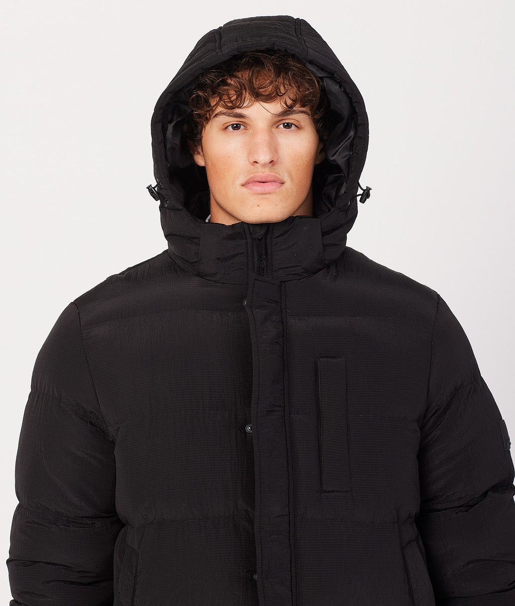 BOBA LONG JACKET, BLACK