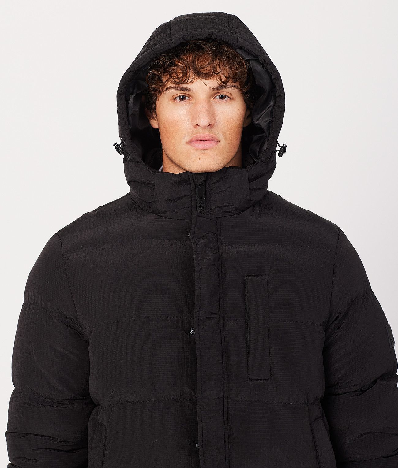 BOBA LONG JACKET, BLACK