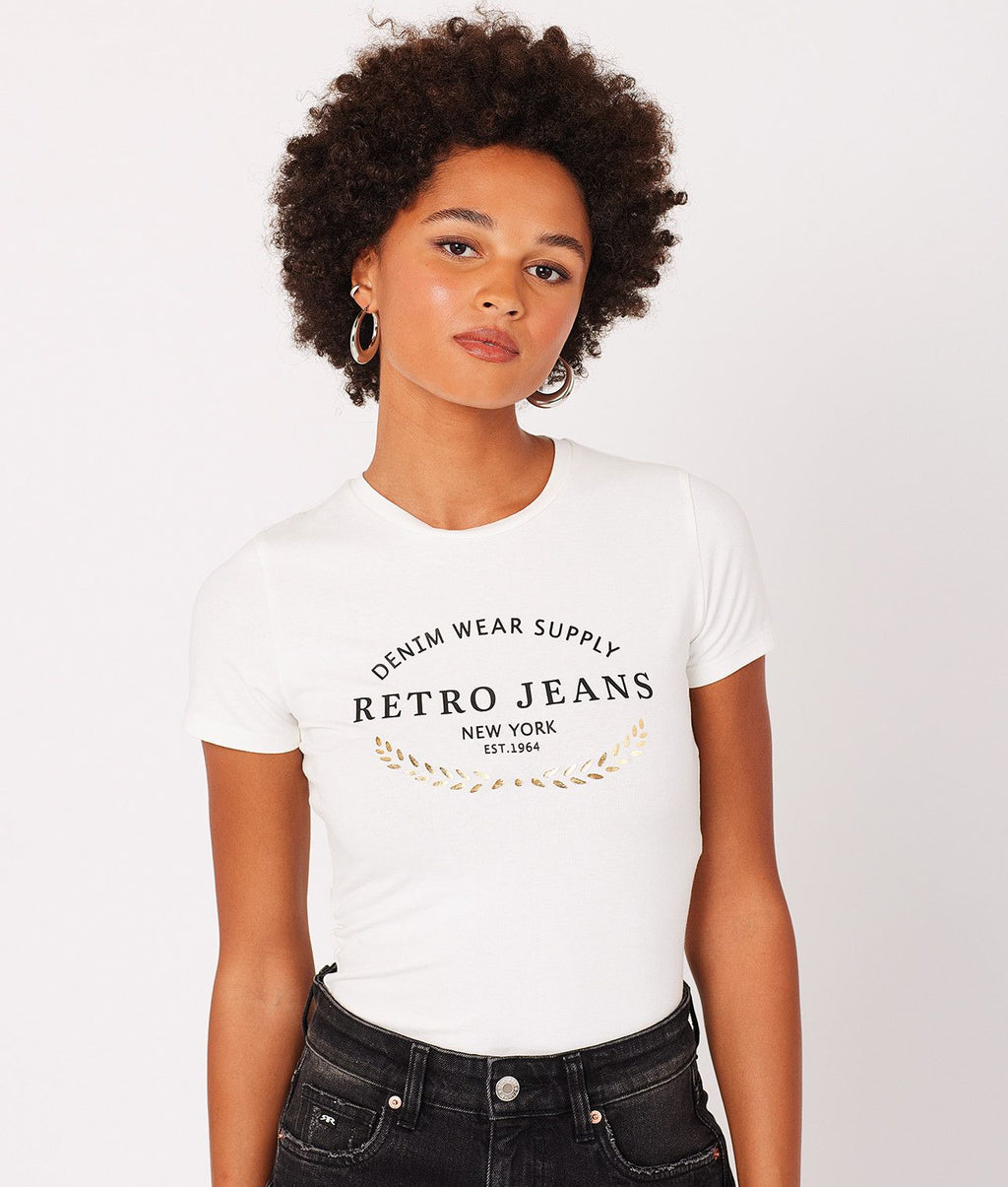 JENNA T-SHIRT, OFFWHITE