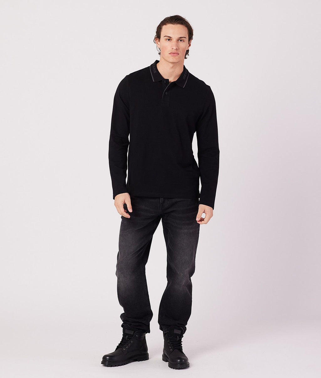 DEPA LONG POLO, BLACK